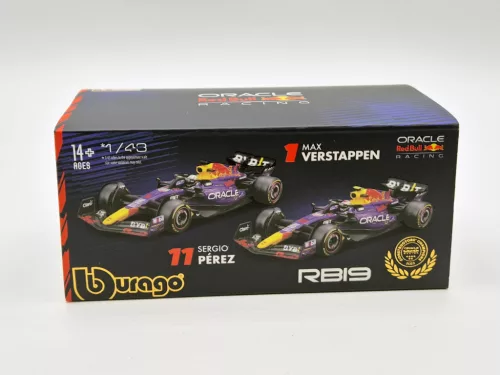 Red Bull RB19 F1 #11 (2023) - Las Vegas - Sergio Perez - CU PILOT - Bburago - 1:43