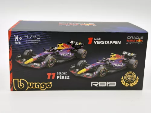 Red Bull RB19 F1 #1 (2023) - Las Vegas - Max Verstappen - CU PILOT - Bburago - 1:43