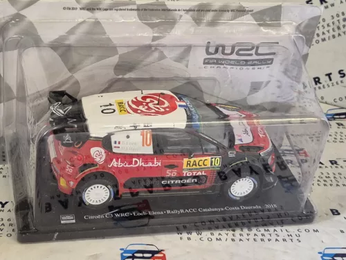 Citroen C3 WRC #10 (2018) - Sebastian Loeb - Daniel Elena - Edicola - 1:24