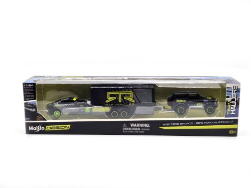 Set Ford Bronco (2021) și Ford Mustang GT (2015) - Maisto - 1:64