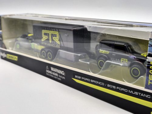 Set Ford Bronco (2021) și Ford Mustang GT (2015) - Maisto - 1:64
