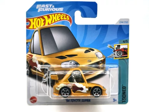 HW Toyota Supra (1994)- Tooned 4/5 - 224/250 - Hot Wheels - 1:64