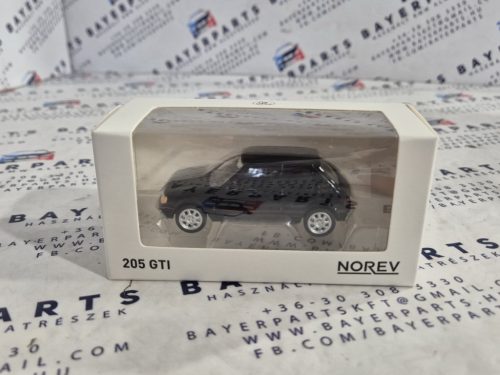 Peugeot 205 GTI 1.9 (1988) - negru - Norev - 1:54