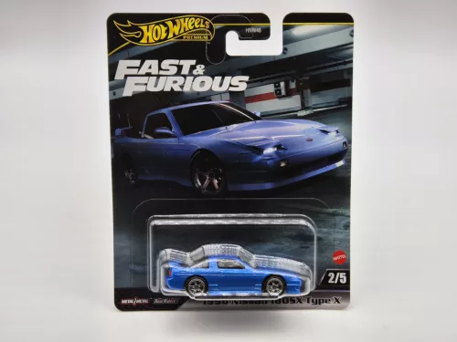 Hot Wheels Premium Fast and Furious - Furios și iute 2/5 - Nissan 180SX Type X (1996) - Hot Wheels - 1:64