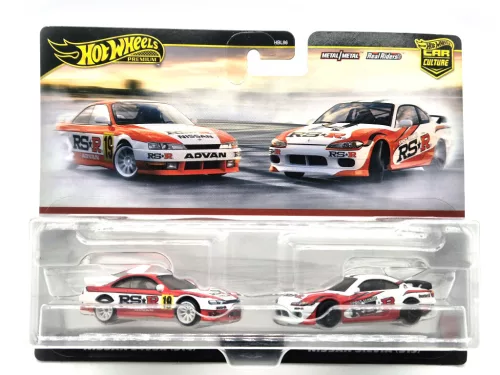 Hot Wheels Premium - Duo Pack - Nissan 240SX (S14) - Nissan Silvia (S15) - Hot Wheels - 1:64