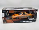 Toyota Supra (1995) - Fast and Furious - Furios și Iute - cu figura lui Brian - Jada - 1:24