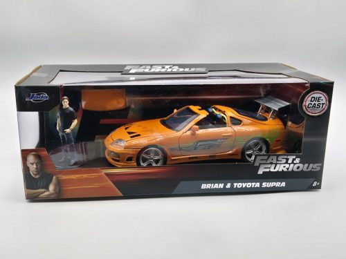 Toyota Supra (1995) - Fast and Furious - Furios și Iute - cu figura lui Brian - Jada - 1:24