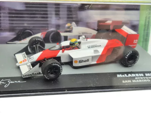 McLaren MP4/4 F1 #12 (1988) - San Marino GP - Ayrton Senna - CU PILOT - Edicola - 1:43