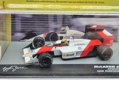McLaren MP4/4 F1 #12 (1988) - San Marino GP - Ayrton Senna - CU PILOT - Edicola - 1:43