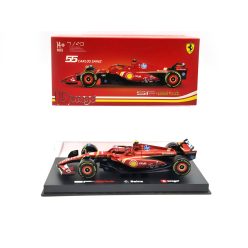   Ferrari SF-24 Echipa Scuderia F1 #55 (2024) - Imola - Carlos Sainz - CU PILOT - Bburago - 1:43
