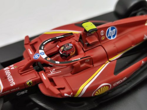 Ferrari SF-24 Echipa Scuderia F1 #55 (2024) - Imola - Carlos Sainz - CU PILOT - Bburago - 1:43