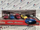 Set Alfa Romeo (5 buc) - 4C Spider - Giulia Quadrifoglio - Tonale - Majorette - 1:64
