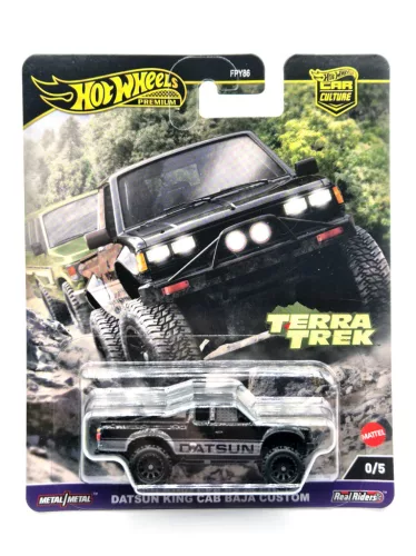 Hot Wheels Premium - Car Culture Terra Trek - Datsun King Cab Baja Custom - MAȘINĂ DE URMĂRIRE - Hot Wheels - 1:64