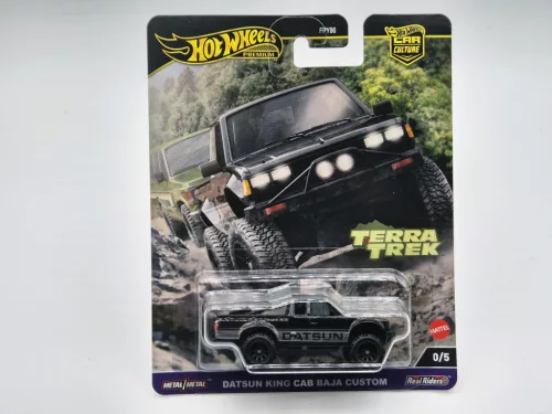 Hot Wheels Premium - Car Culture Terra Trek - Datsun King Cab Baja Custom - MAȘINĂ DE URMĂRIRE - Hot Wheels - 1:64