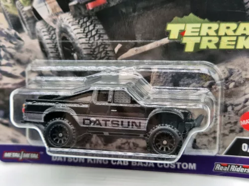 Hot Wheels Premium - Car Culture Terra Trek - Datsun King Cab Baja Custom - MAȘINĂ DE URMĂRIRE - Hot Wheels - 1:64