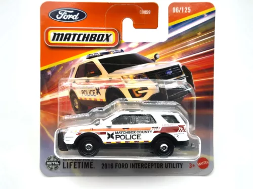 Ford Interceptor Utility (2016) - 96/125 - blister - Matchbox - 1:64