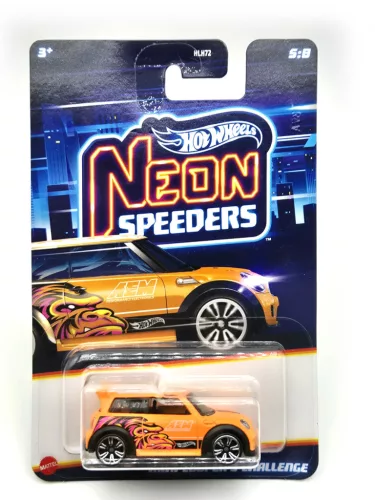 Hot Wheels Mini Cooper S Challenge - Neon Speeders - Hot Wheels - 1:64