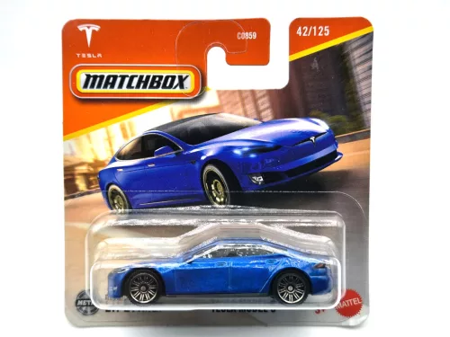 Tesla Model S - 42/125 - blister - Matchbox - 1:64