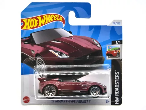 Hot Wheels Jaguar F-Type Project 7 (2015) - HW Roadsters 5/5 - 116/250 - Hot Wheels - 1:64