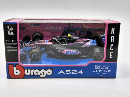BWT Racing Alpine A524 F1 #10 (2024) - Pierre Gasly - Bburago - 1:43