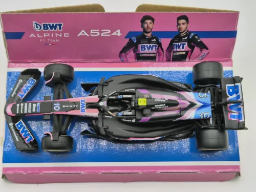 BWT Racing Alpine A524 F1 #10 (2024) - Pierre Gasly - Bburago - 1:43