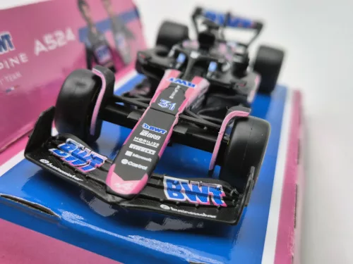 BWT Racing Alpine A524 F1 #31 (2024) - Esteban Ocon - Bburago - 1:43