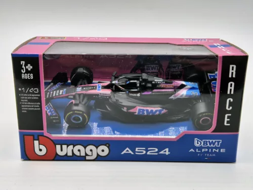 BWT Racing Alpine A524 F1 #31 (2024) - Esteban Ocon - Bburago - 1:43