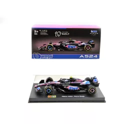   BWT Racing Alpine A524 F1 #10 (2024) - Pierre Gasly - CU PILOT - Bburago - 1:43