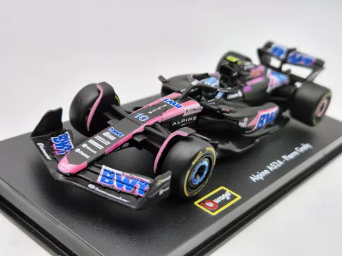 BWT Racing Alpine A524 F1 #10 (2024) - Pierre Gasly - CU PILOT - Bburago - 1:43