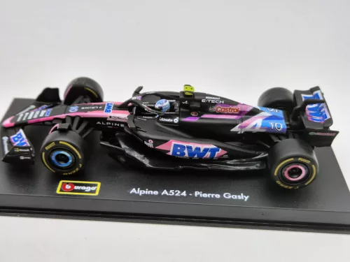 BWT Racing Alpine A524 F1 #10 (2024) - Pierre Gasly - CU PILOT - Bburago - 1:43
