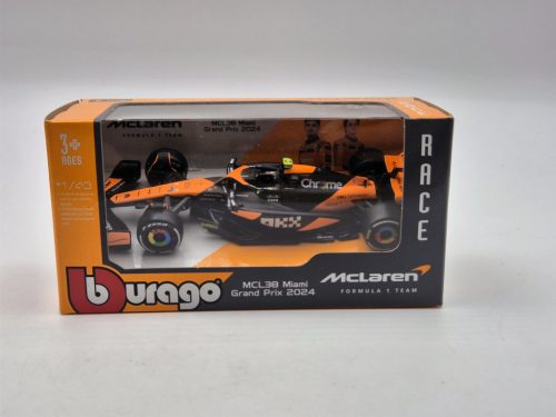 McLaren MCL38 F1 #4 (2024) - Lando Norris - Bburago - 1:43