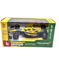   McLaren MCL38 F1 #4 (2024) - GP Monaco (30 de ani de la Senna) - Lando Norris - Bburago - 1:43