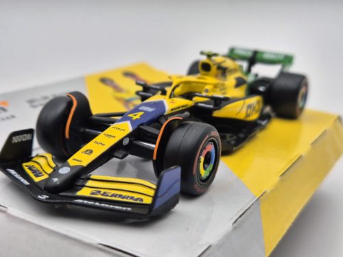 McLaren MCL38 F1 #4 (2024) - GP Monaco (30 de ani de la Senna) - Lando Norris - Bburago - 1:43