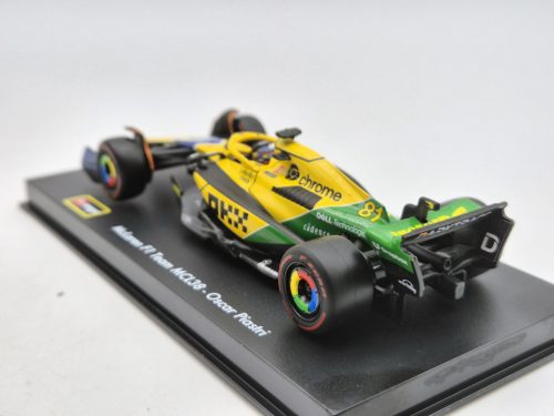 McLaren MCL38 F1 #81 (2024) - GP Monaco (30 de ani de la Senna) - Oscar Piastri - CU PILOT - Bburago - 1:43