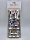 Set de semne de circulație - Norev - 1:64