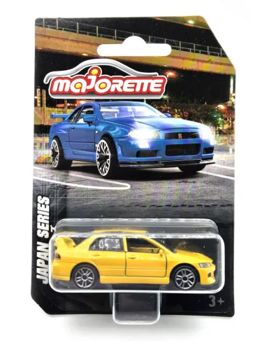 Mitsubishi Lancer Evolution EVO - galben - Majorette - 1:64