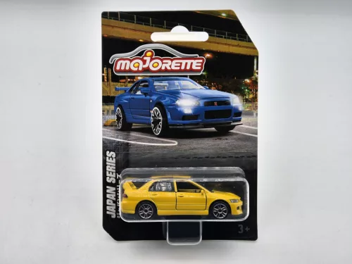 Mitsubishi Lancer Evolution EVO - galben - Majorette - 1:64