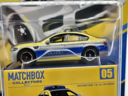 Matchbox Collectors - BMW M5 Poliție - BMW F10 - Matchbox - 1:64