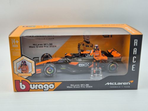 McLaren MCL38 F1 #81 (2024) - Oscar Piastri - CU PILOT SEPARAT - Bburago - 1:24