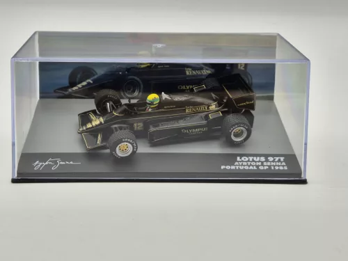 Lotus 97T F1 #12 (1985) - GP-ul Portugaliei - Ayrton Senna - CU PILOT - Edicola - 1:43