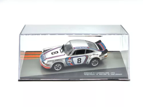Porsche 911 Carrera 2.8 RSR - Echipa Martini Racing N8 Câștigător - 1973 Targa Florio - H. Müller - G. van Lennep - Edicola - 1:43