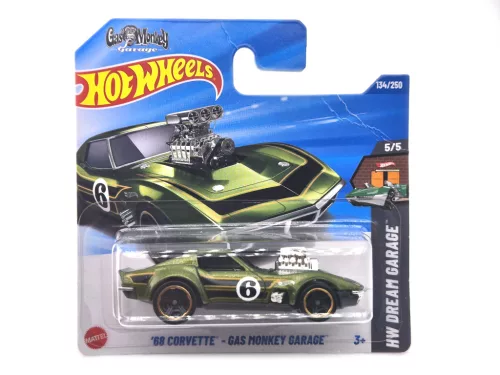 Hot Wheels Corvette - Gas Monkey Garage (1968) - HW Dream Garage 5/5 - 134/250 - Hot Wheels - 1:64
