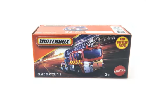 Autocamion de pompieri Blaze Blaster III - 13/125 - Matchbox - 1:64