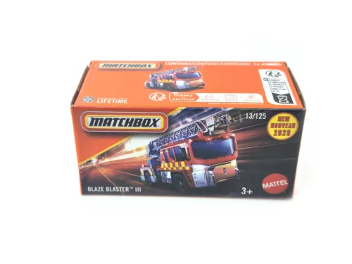 Autocamion de pompieri Blaze Blaster III - 13/125 - Matchbox - 1:64