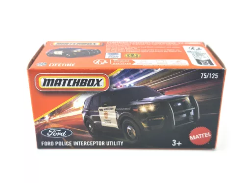 Ford Police Interceptor Utility - 75/125 - Matchbox - 1:64