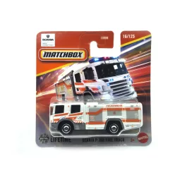   Camion de pompieri Scania P 360 - 16/125 - blister - Matchbox - 1:64