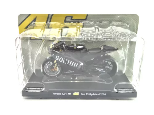 Moto GP - Yamaha YZR-M1 #46 (2004) motor - test Philipp Island - Valentino Rossi - Edicola - 1:18