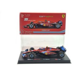   Ferrari SF-24 F1 #55 (2024) - Miami GP - Carlos Sainz - CU PILOT - Bburago - 1:43