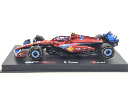 Ferrari SF-24 F1 #55 (2024) - Miami GP - Carlos Sainz - CU PILOT - Bburago - 1:43