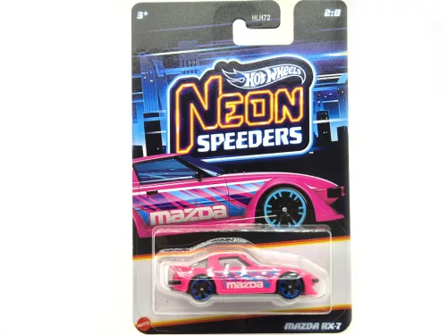 Hot Wheels Mazda RX-7 - Neon Speeders - Hot Wheels - 1:64